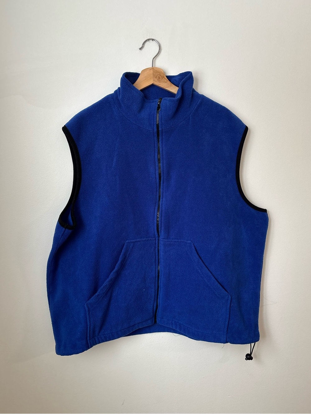 Vintage royal blue fleece vest